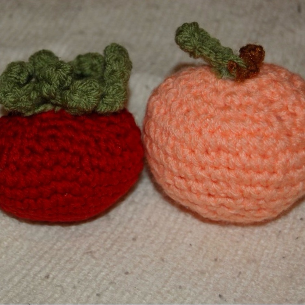 Handmade Crochet Fruit Set